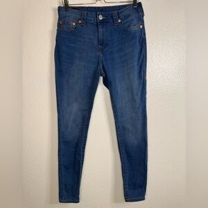 TRUE RELIGION DREAMCATCHER STELLA Mid RISE SKINNY Curvy JEANS 32.